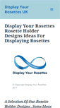 Mobile Screenshot of displayyourrosettes.com