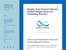 Tablet Screenshot of displayyourrosettes.com